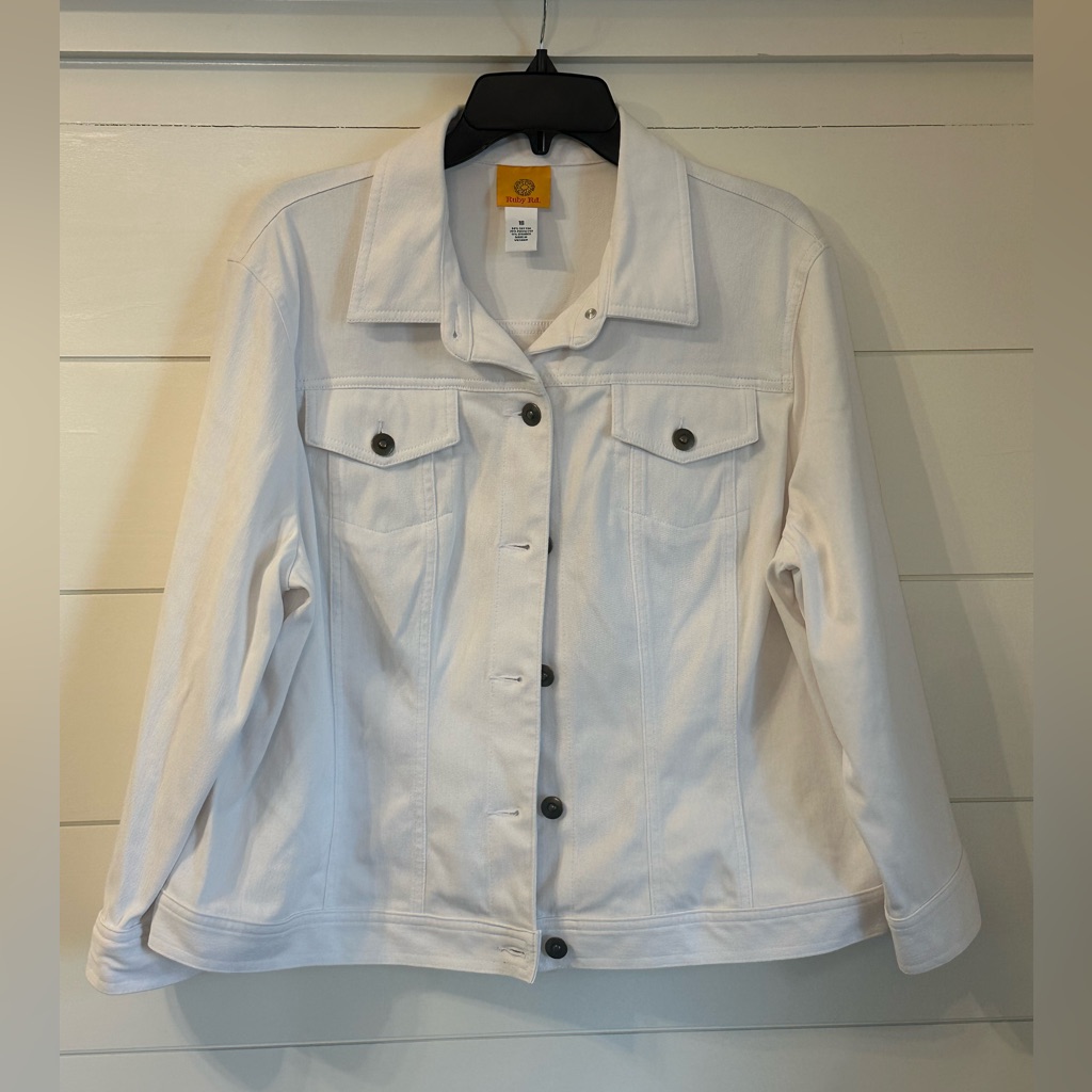 Ruby Rd Size 18 White Jacket